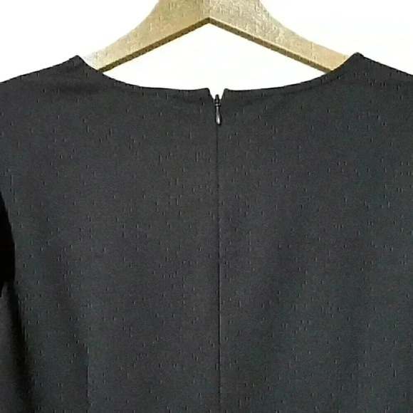 Trina Turk Nalin Studded Sleeve Shift Dress 4 Black Formal Event Minimalist NWT - Picture 7 of 10